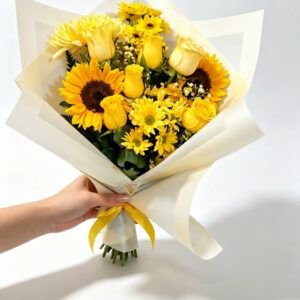 Ramo mix flores amarillas