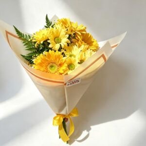 Ramo de gerberas y felpillas