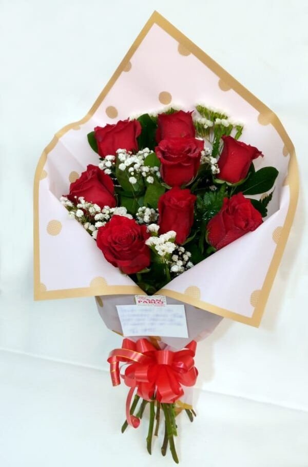 Ramo de 8 rosas