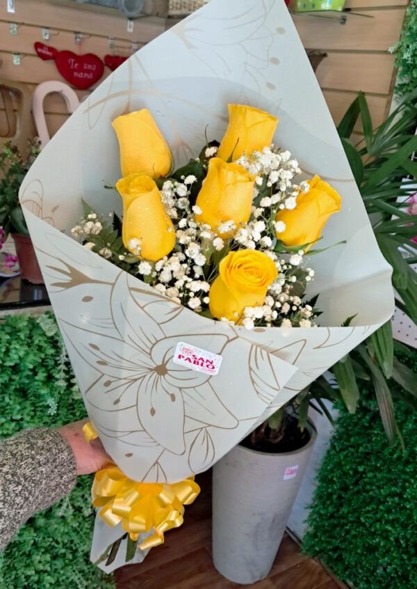 Ramo de 6 rosas